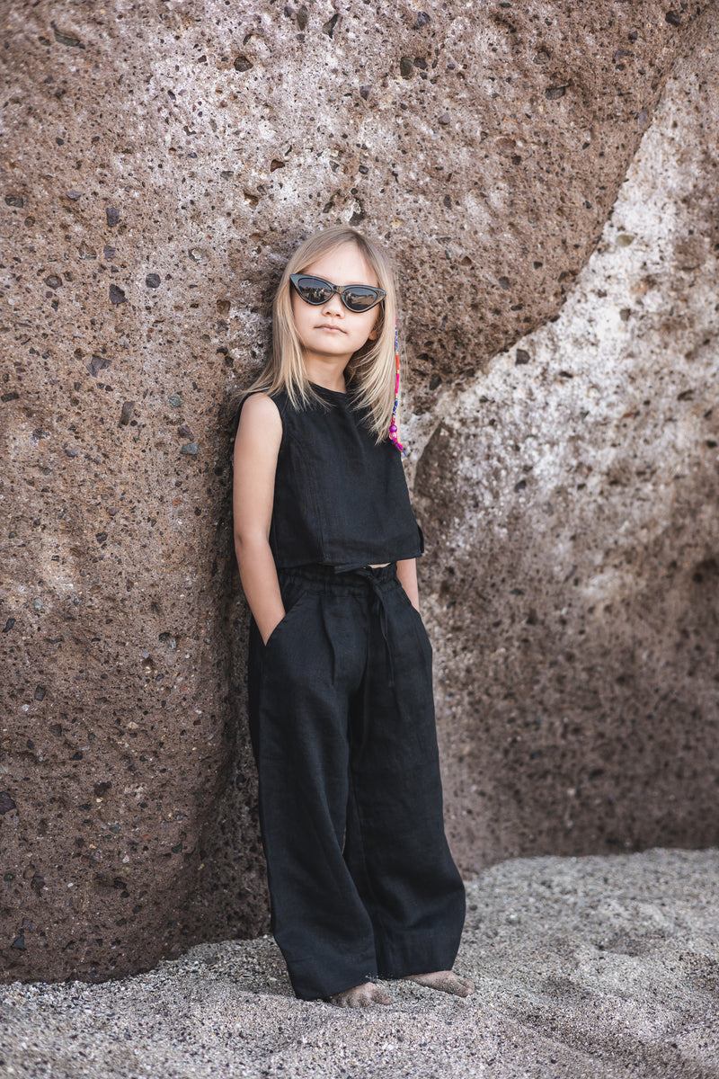 Shop Kids linen set at Sofa Killer comfy and cozy loungewear for