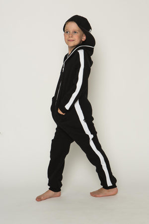 onesie white vertical lines – Jumpsuit Premium Loungewear