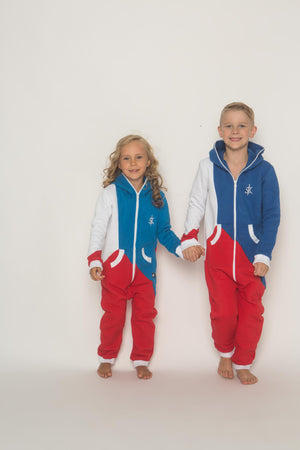 tricolor onesie Europe – Jumpsuit Premium Loungewear