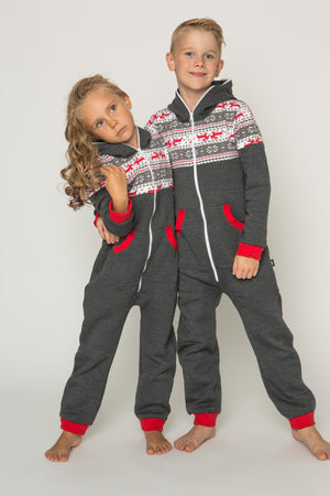 dark grey onesie Nordic – Jumpsuit Premium Loungewear