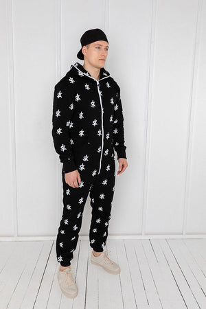 all onesie SK logo print – Jumpsuit Premium Loungewear