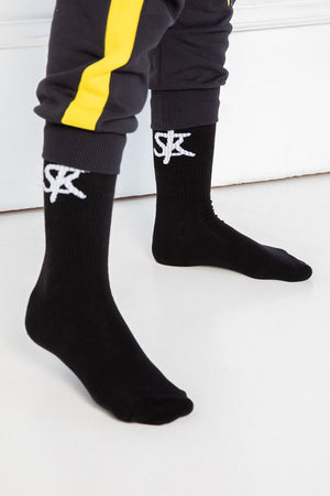 socks white SK logo – Loungewear Premium Loungewear