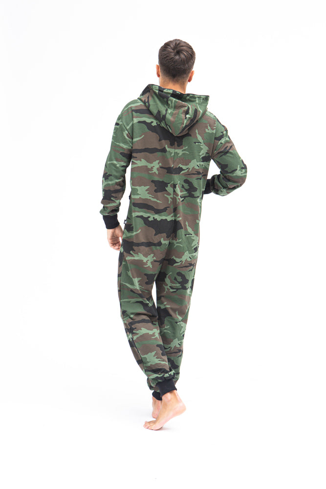 Sofa Killer men onesie with camouflage pattern CAMO – Men Onesie ...