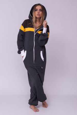 dark grey onesie GYL – Jumpsuit Premium Loungewear