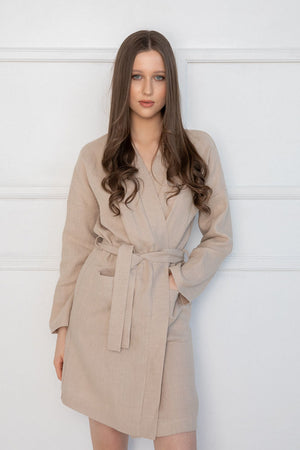 linen robe – Linen Robe Premium Loungewear