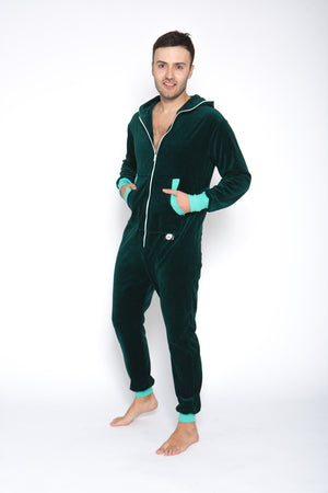emerald green velours onesie – Onesie Premium Loungewear