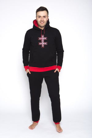 lounge wear red cuff LTU – Onesie Premium Loungewear