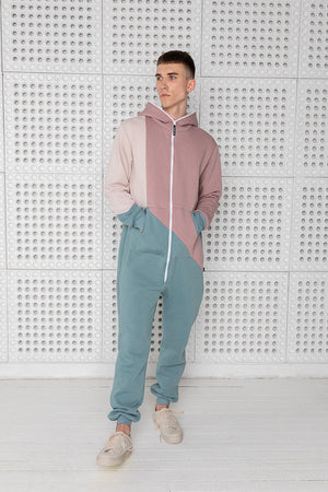 tricolor onesie VINTAGE – Jumpsuit Premium Loungewear