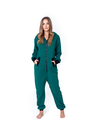 haki onesie zipper back – Jumpsuit Premium Loungewear